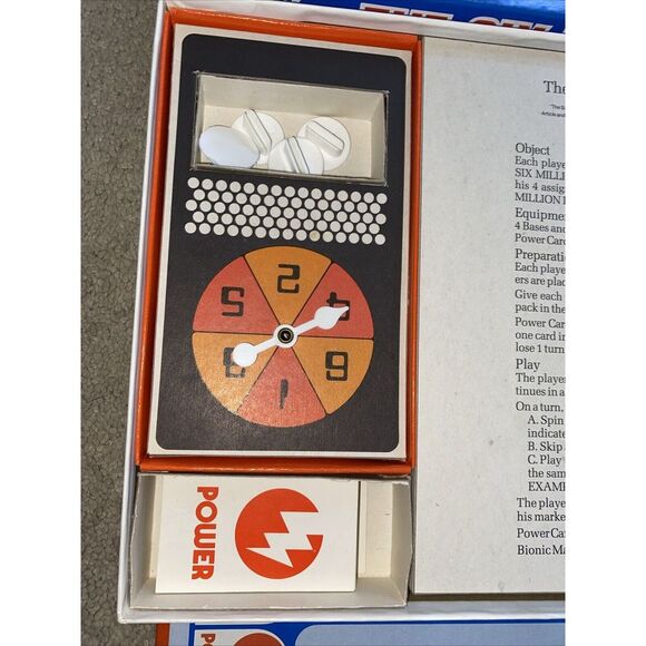 VINTAGE The‎ Six Million Dollar Man COMPLETE Parker Brothers 1975 Bionic - Picture 3 of 6